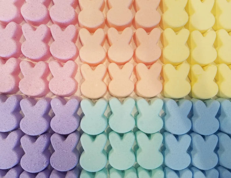 Easter Mini Bath Bomb Bunnies