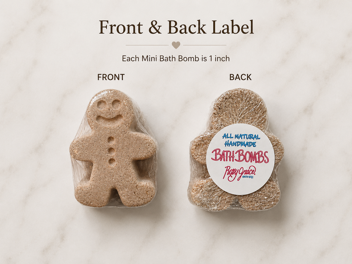 Christmas Mini Bath Gingerbread Man