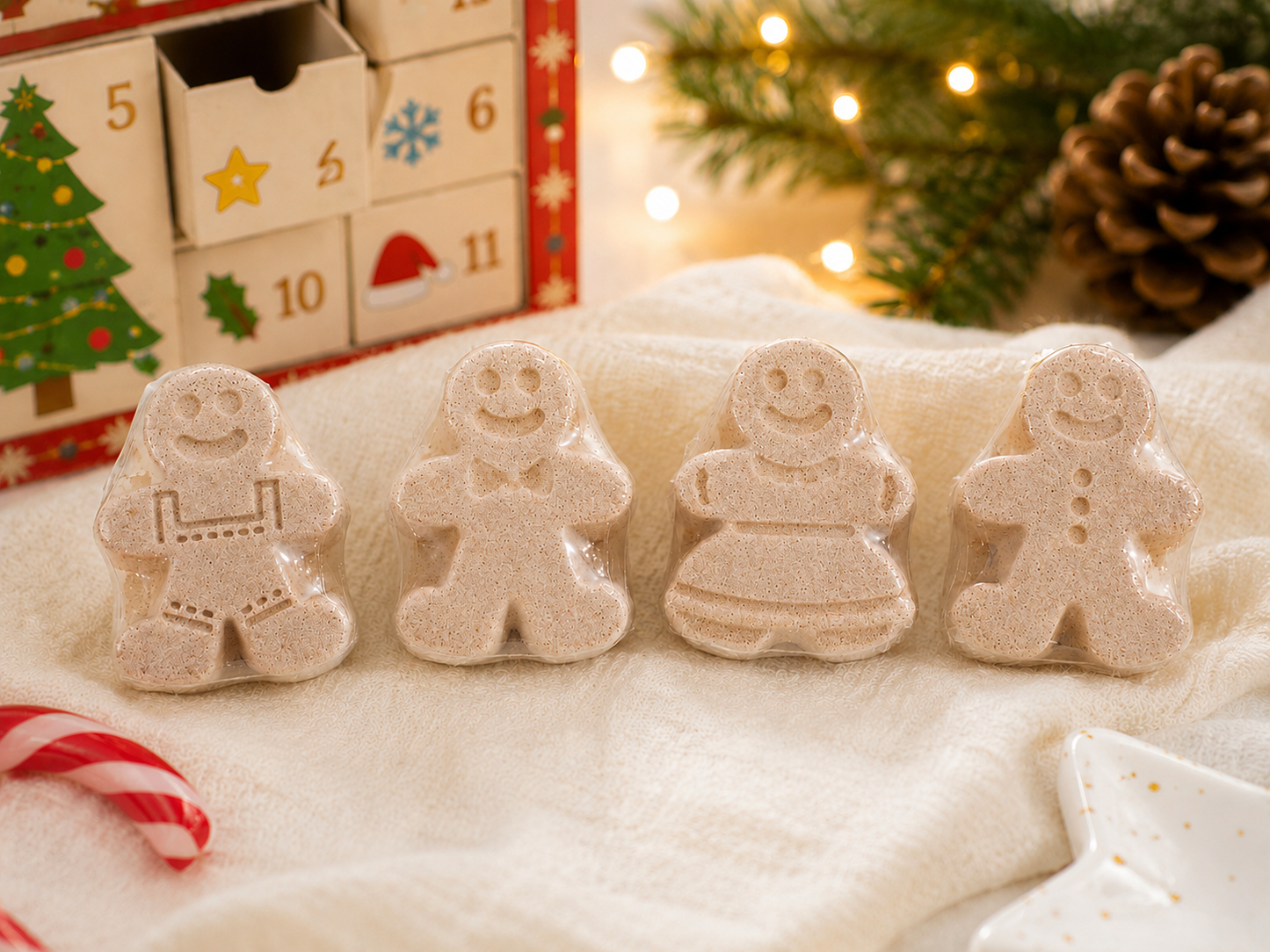 Christmas Mini Bath Gingerbread Man