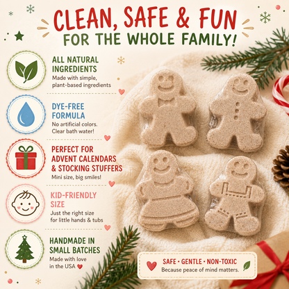 Christmas Mini Bath Gingerbread Man