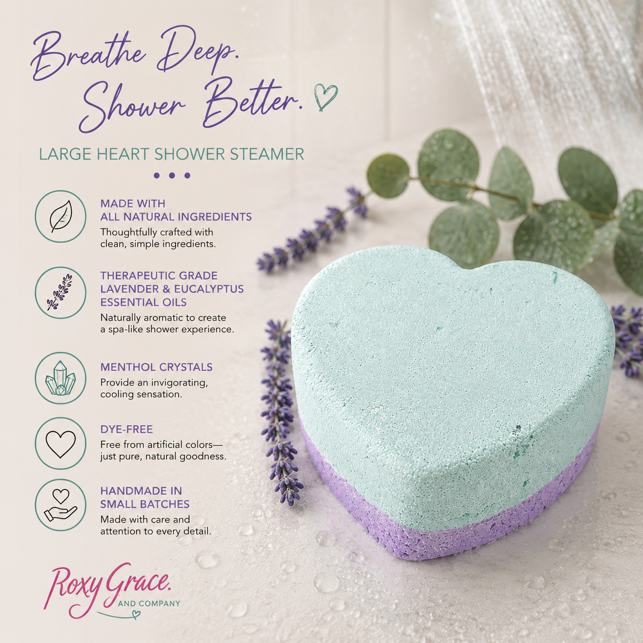 Heart Shower Steamer
