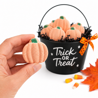 Halloween Mini Pumpkin Bath Bombs
