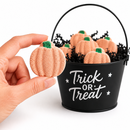 Halloween Mini Pumpkin Bath Bombs