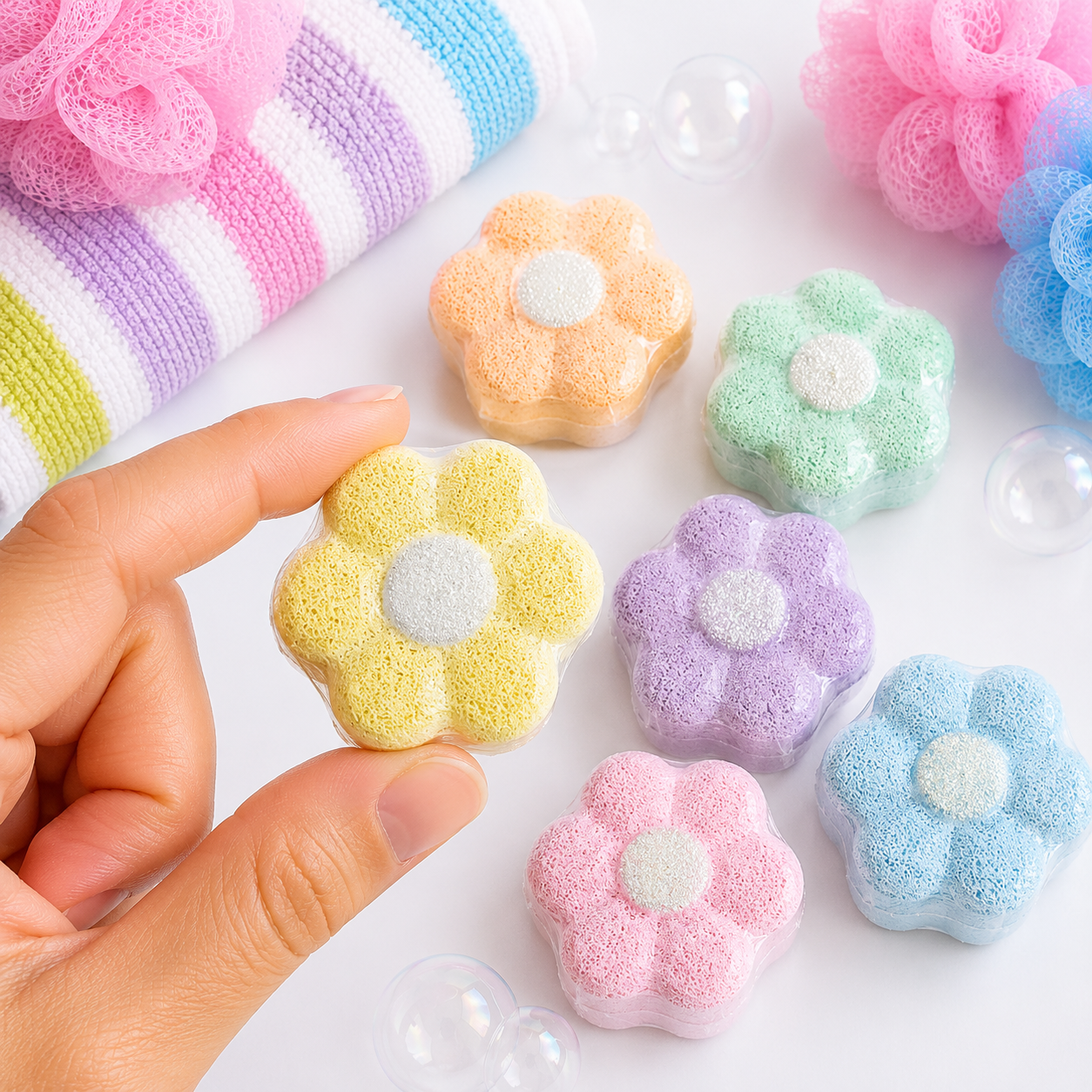 Mini Bath Bomb Daisies