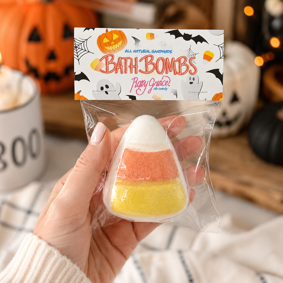Candy Corn Bath Bomb