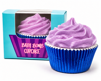 Bath Bomb Cupcake with Shea Butter Soap Frosting