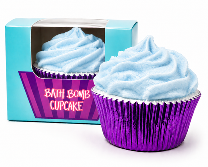 Bath Bomb Cupcake with Shea Butter Soap Frosting