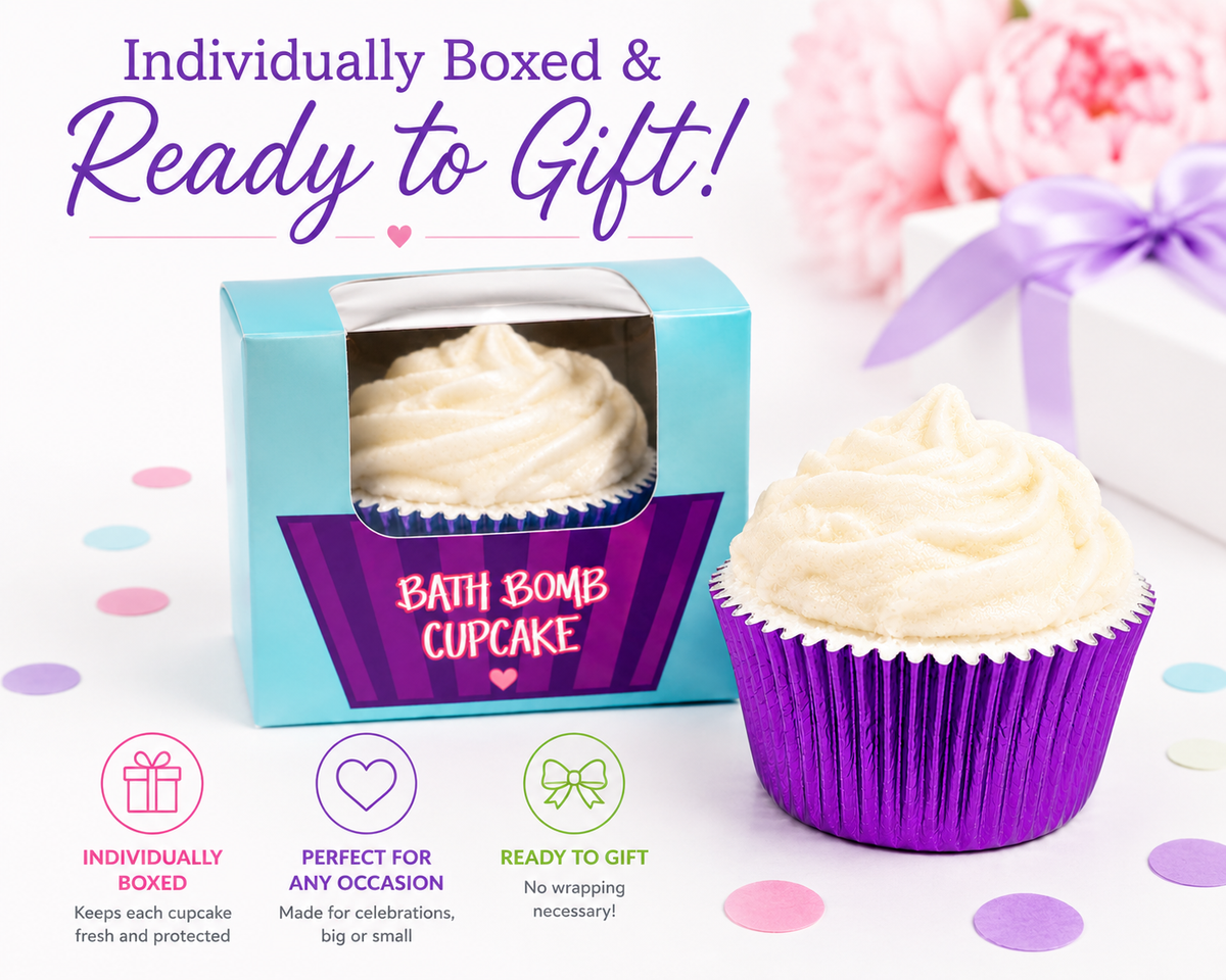 Bath Bomb Cupcake Party Favors