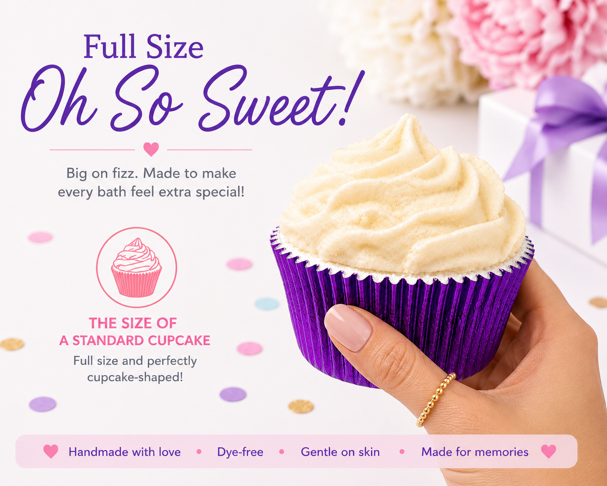 Bath Bomb Cupcake Party Favors