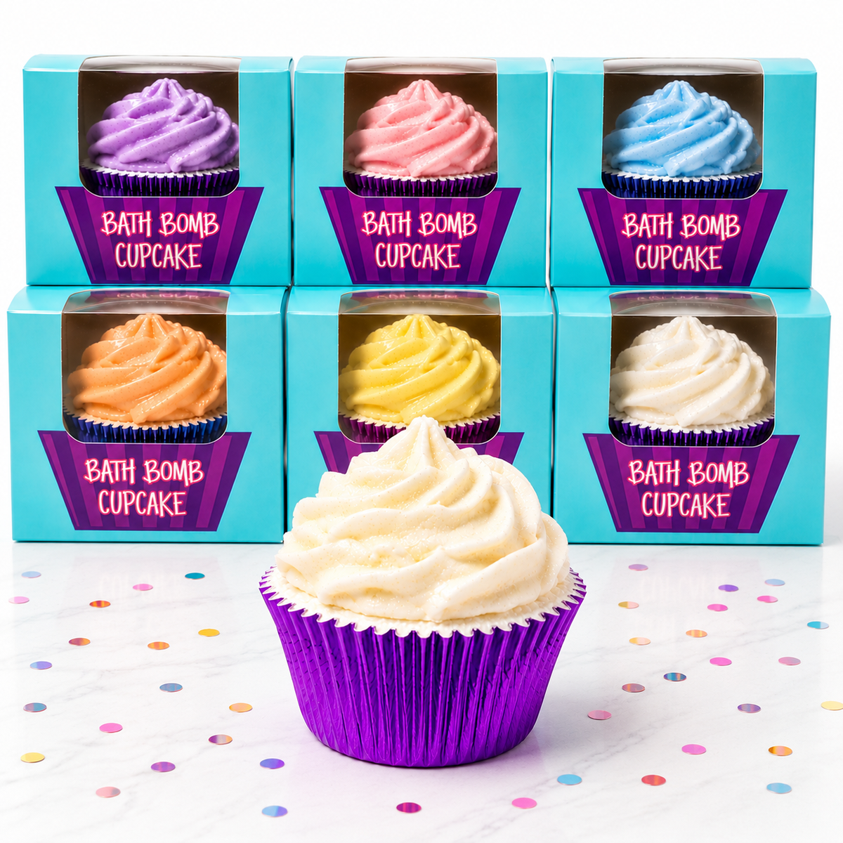 Bath Bomb Cupcake Party Favors