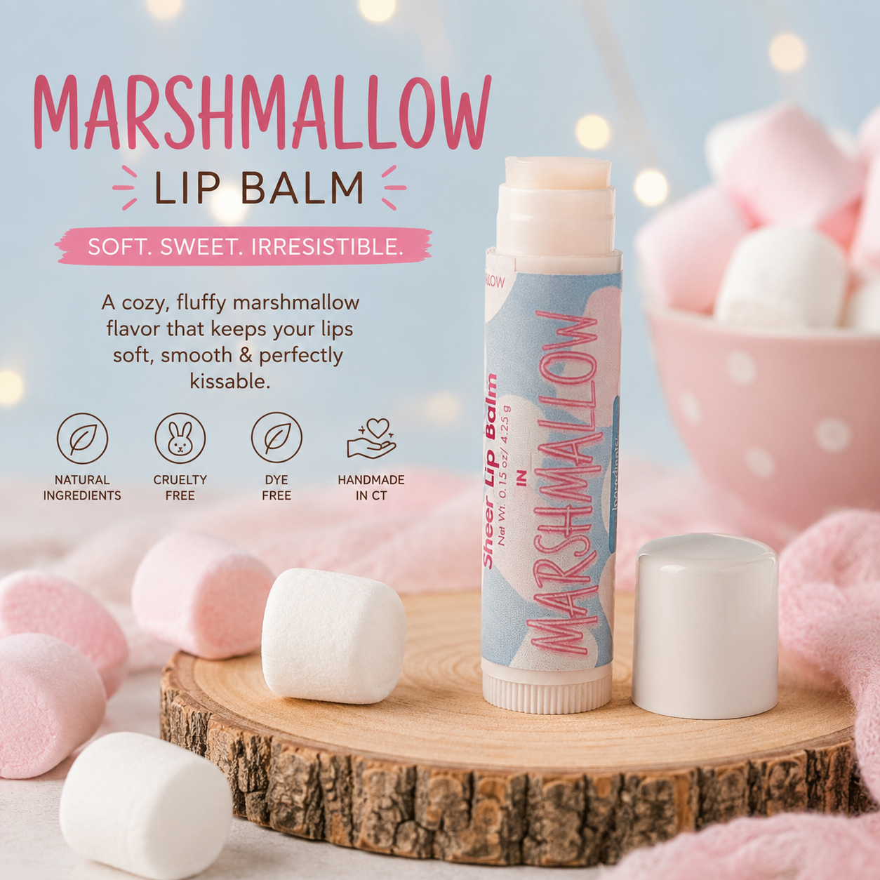 Lip Balm – Marshmallow Fluff