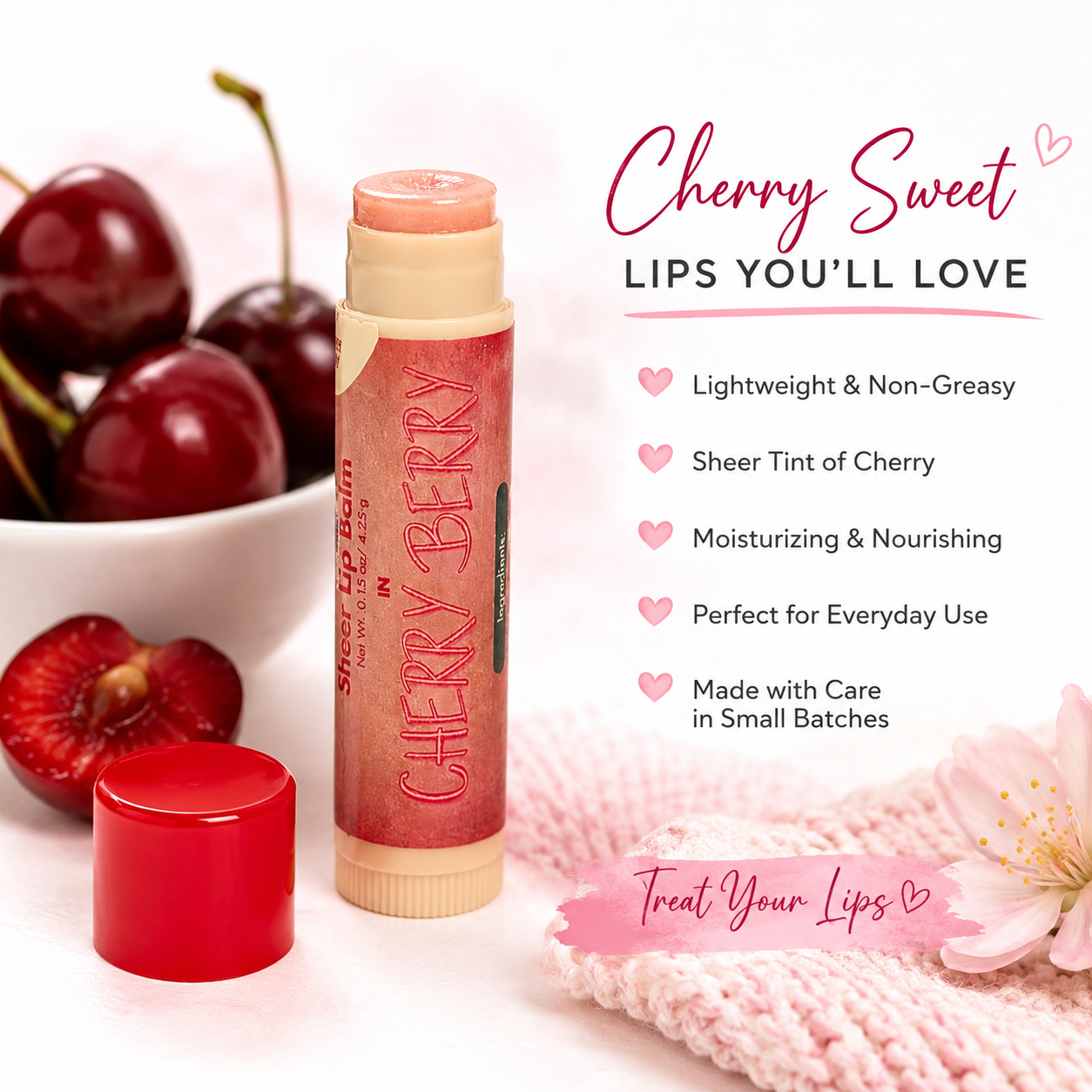 Lip Balm – Cherry Berry