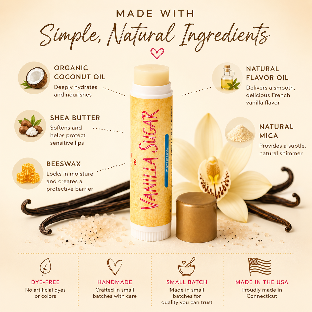 Lip Balm – Vanilla Sugar