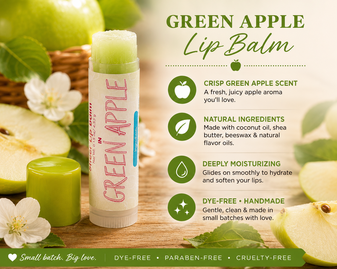 Lip Balm – Green Apple
