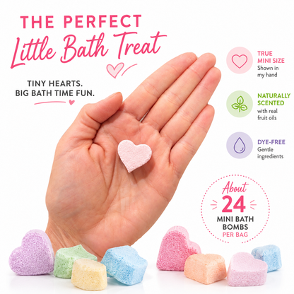Sweetheart Mini Bath Bombs