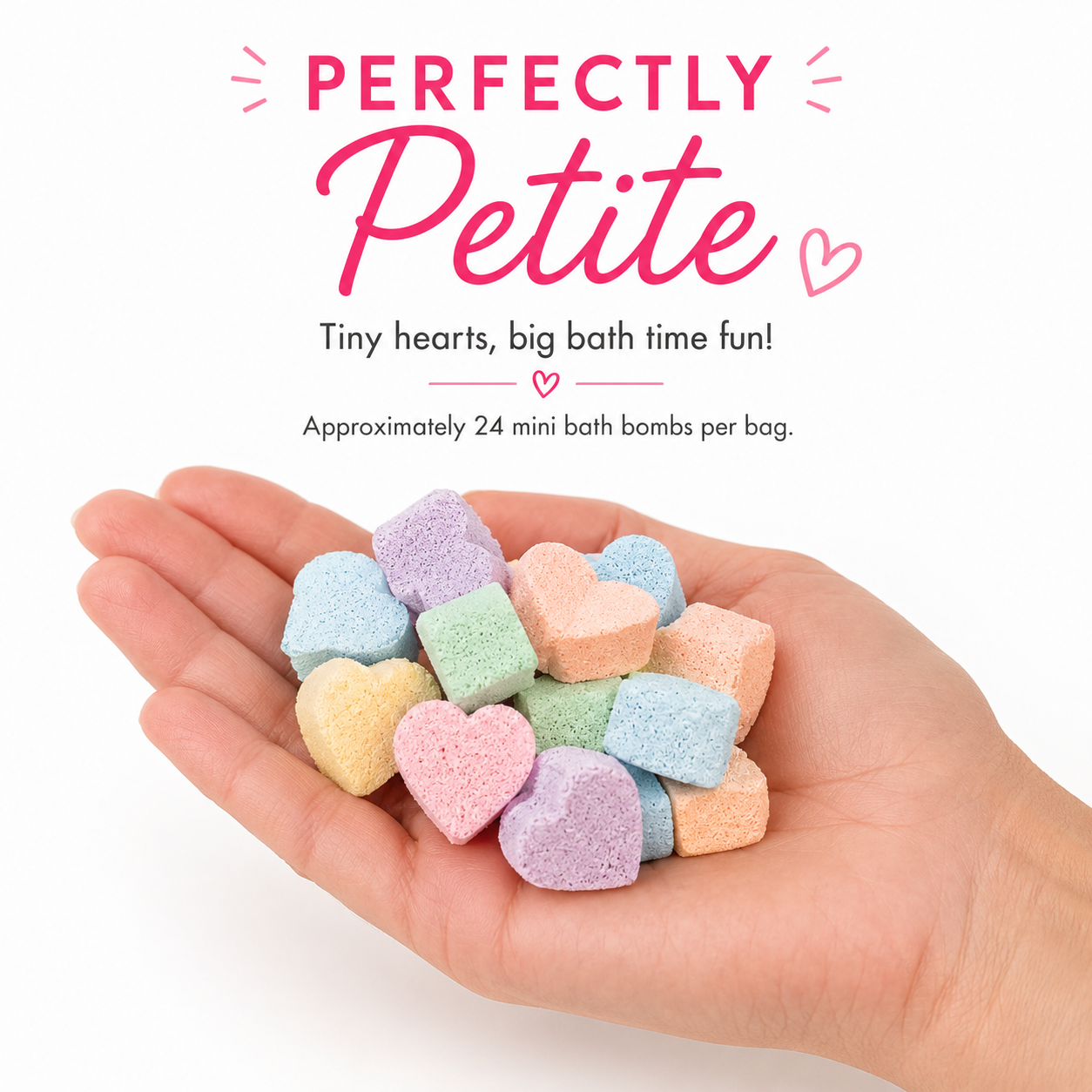 Sweetheart Mini Bath Bombs