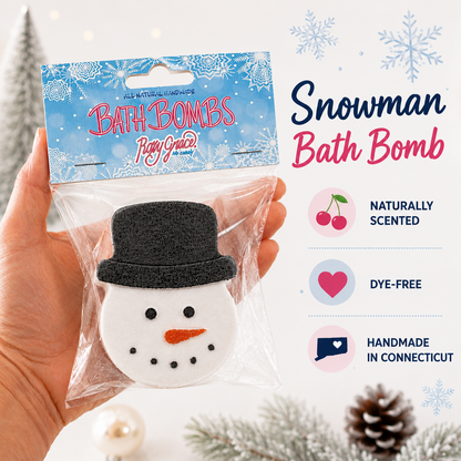 Christmas Snowman Bath Bomb