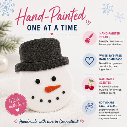 Christmas Snowman Bath Bomb