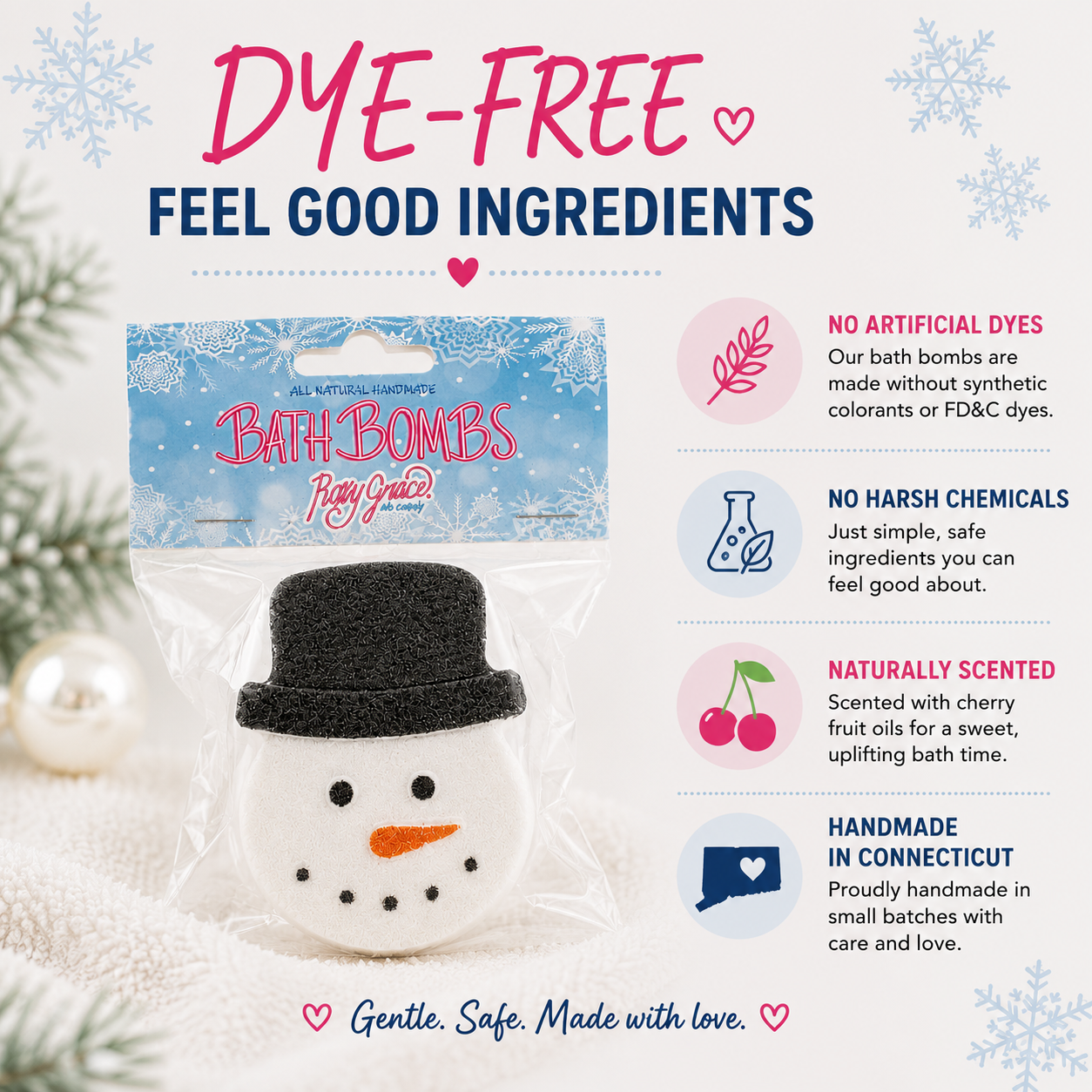 Christmas Snowman Bath Bomb