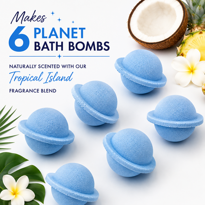 Blue Galaxy Bath Bomb Kit