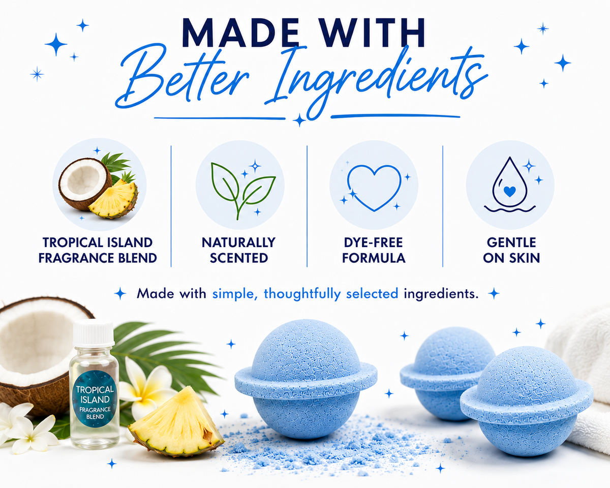 Blue Galaxy Bath Bomb Kit