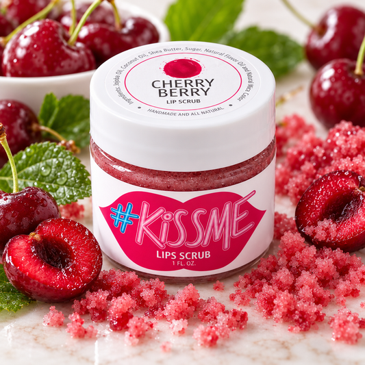 Natural Sugar Lip Scrub – Six Flavors