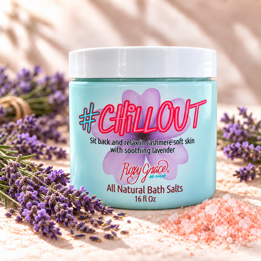 Chillout Lavender Bath Salts – All Natural, 16 oz