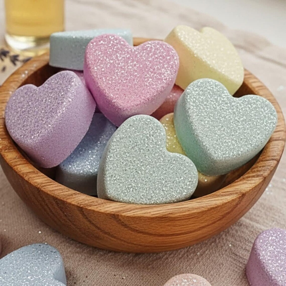 Mini Heart Bath Bombs