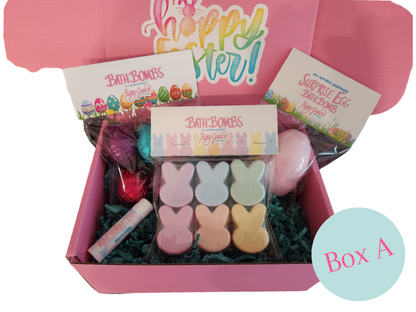 Easter Bath Bomb Gift Baskets