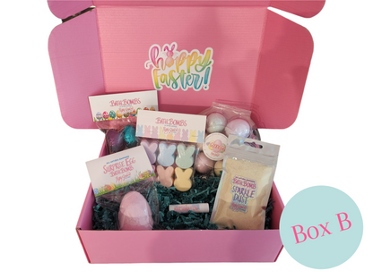 Easter Bath Bomb Gift Baskets