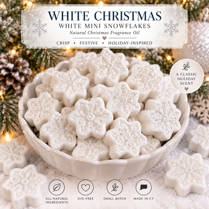 35 Mini Snowflake Bath Bombs