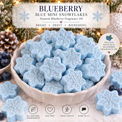 35 Mini Snowflake Bath Bombs
