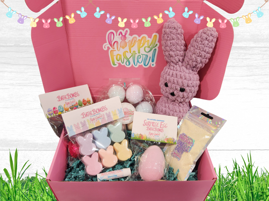 Easter Bath Bomb Gift Baskets