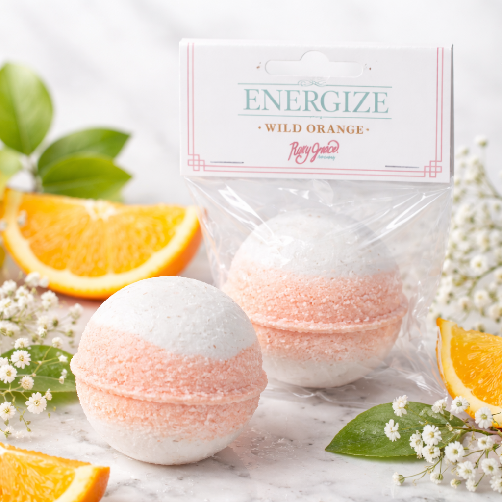Spa Bath Bombs Collection - Energized (Wild Orange)
