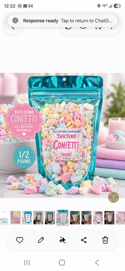 Bath Bomb Confetti