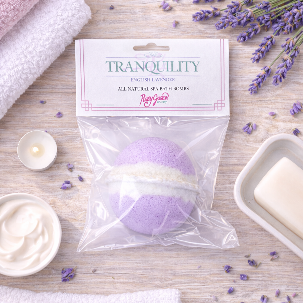 Spa Bath Bombs Collection - Tranquility (Lavender)