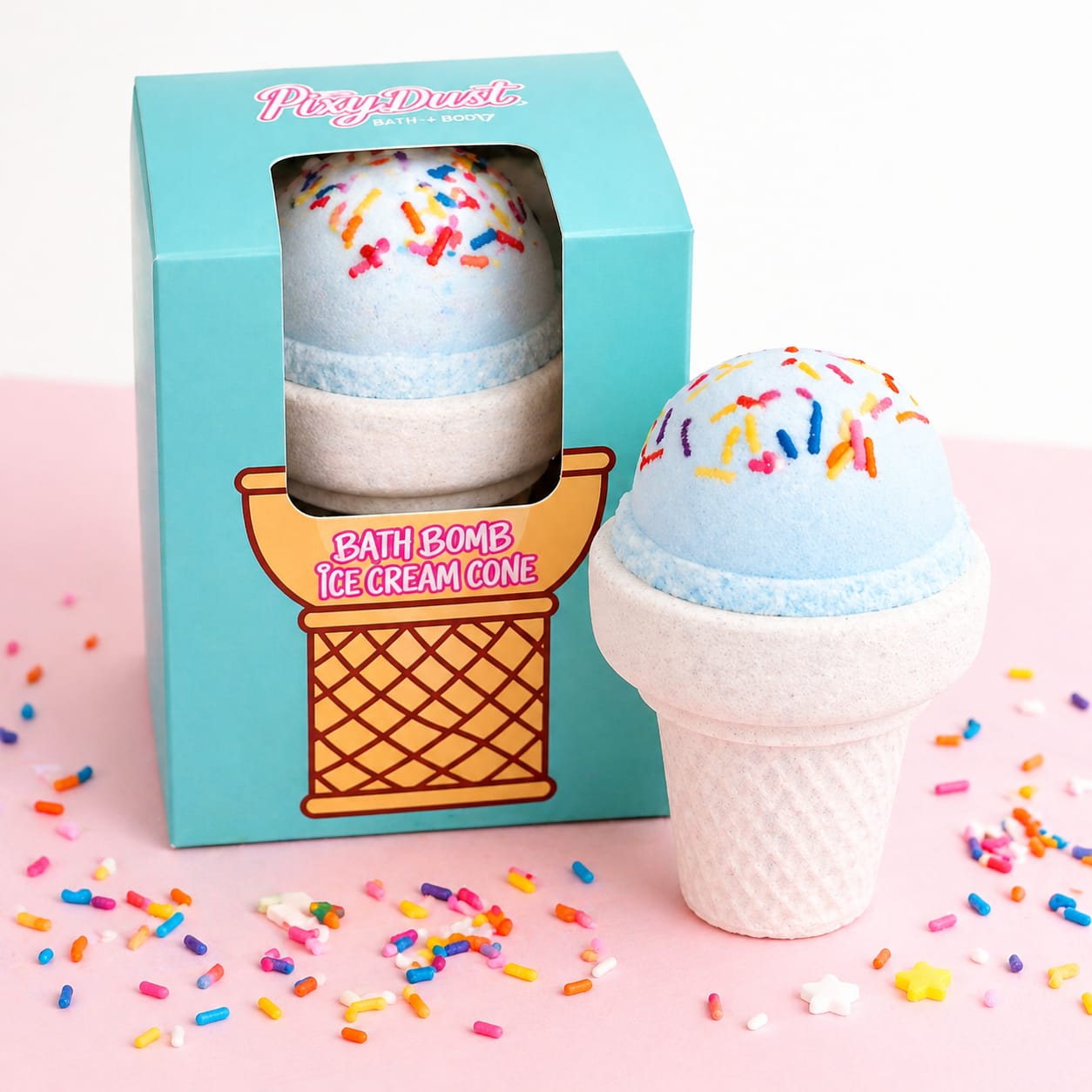 Ice Cream Cone Bath Bomb