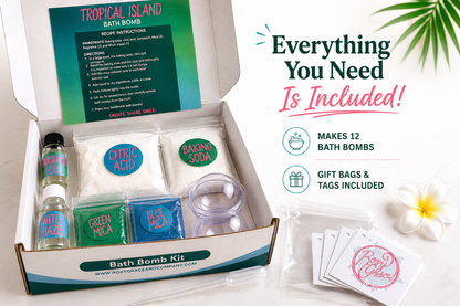 Tropical Island Bath Bomb Deluxe Kit