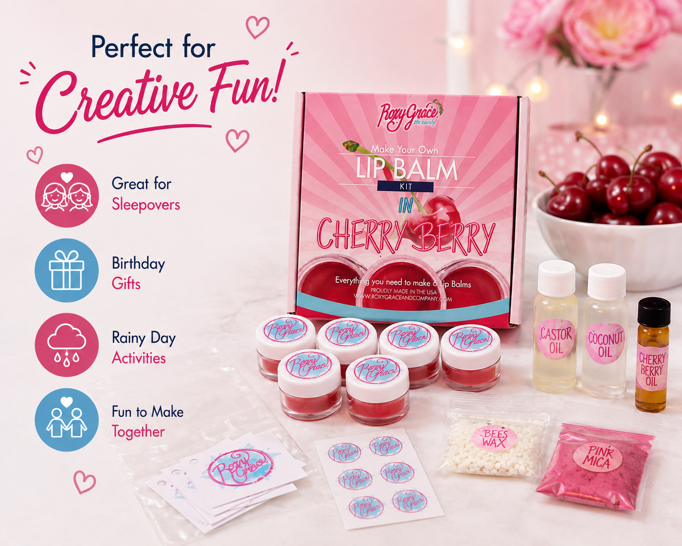 Lip Balm Kit - Cherry Berry