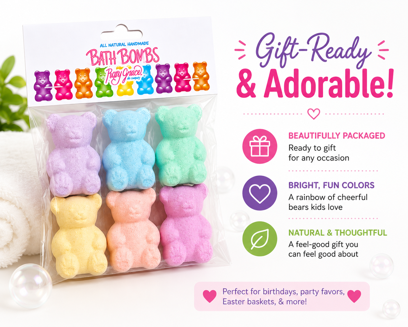 Bath Bomb Gummy Bear