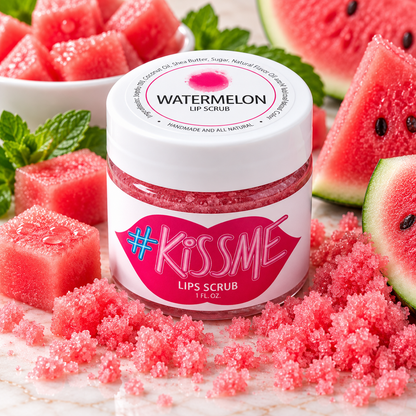 Natural Sugar Lip Scrub – Six Flavors