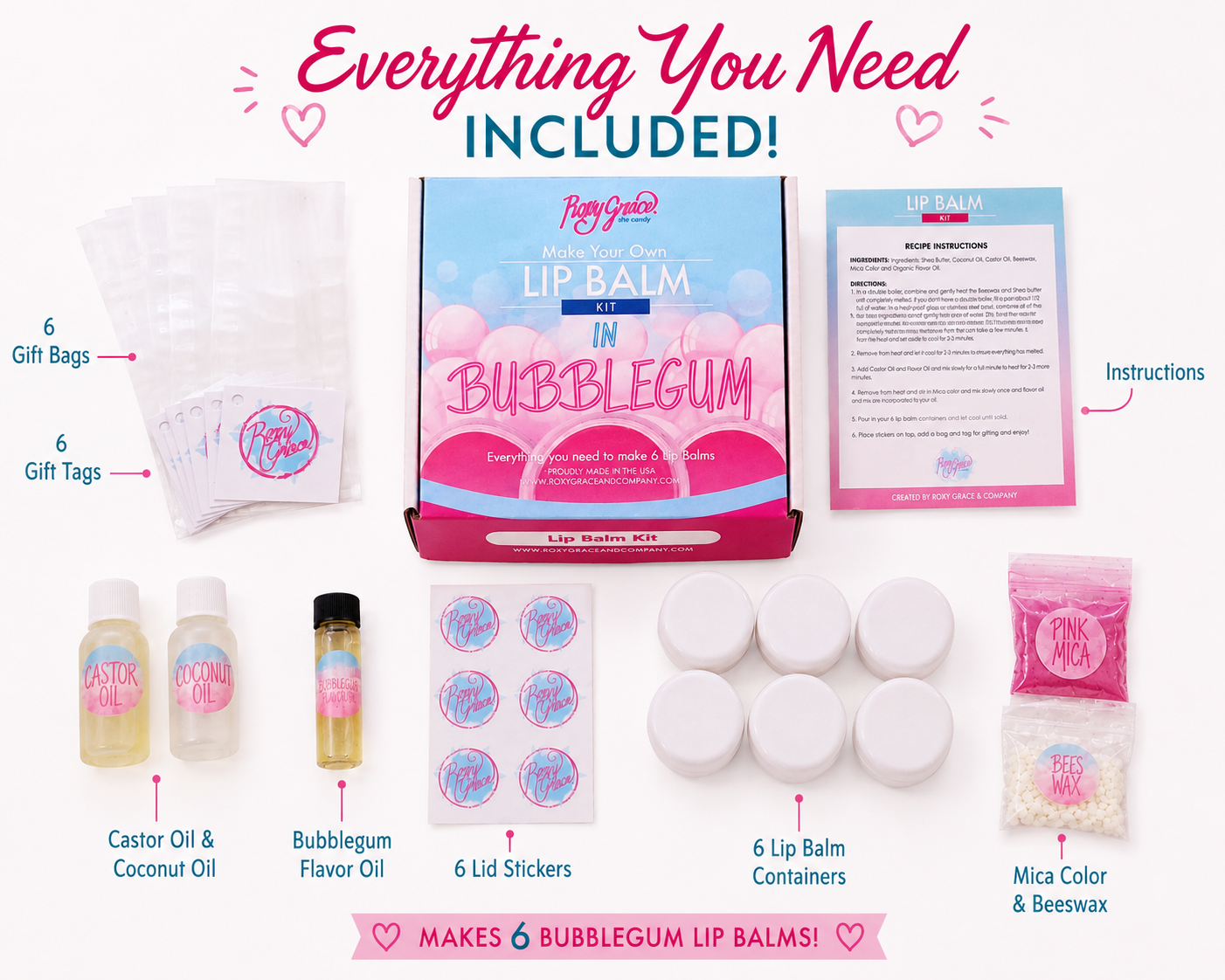 Lip Balm Kit - Bubblegum