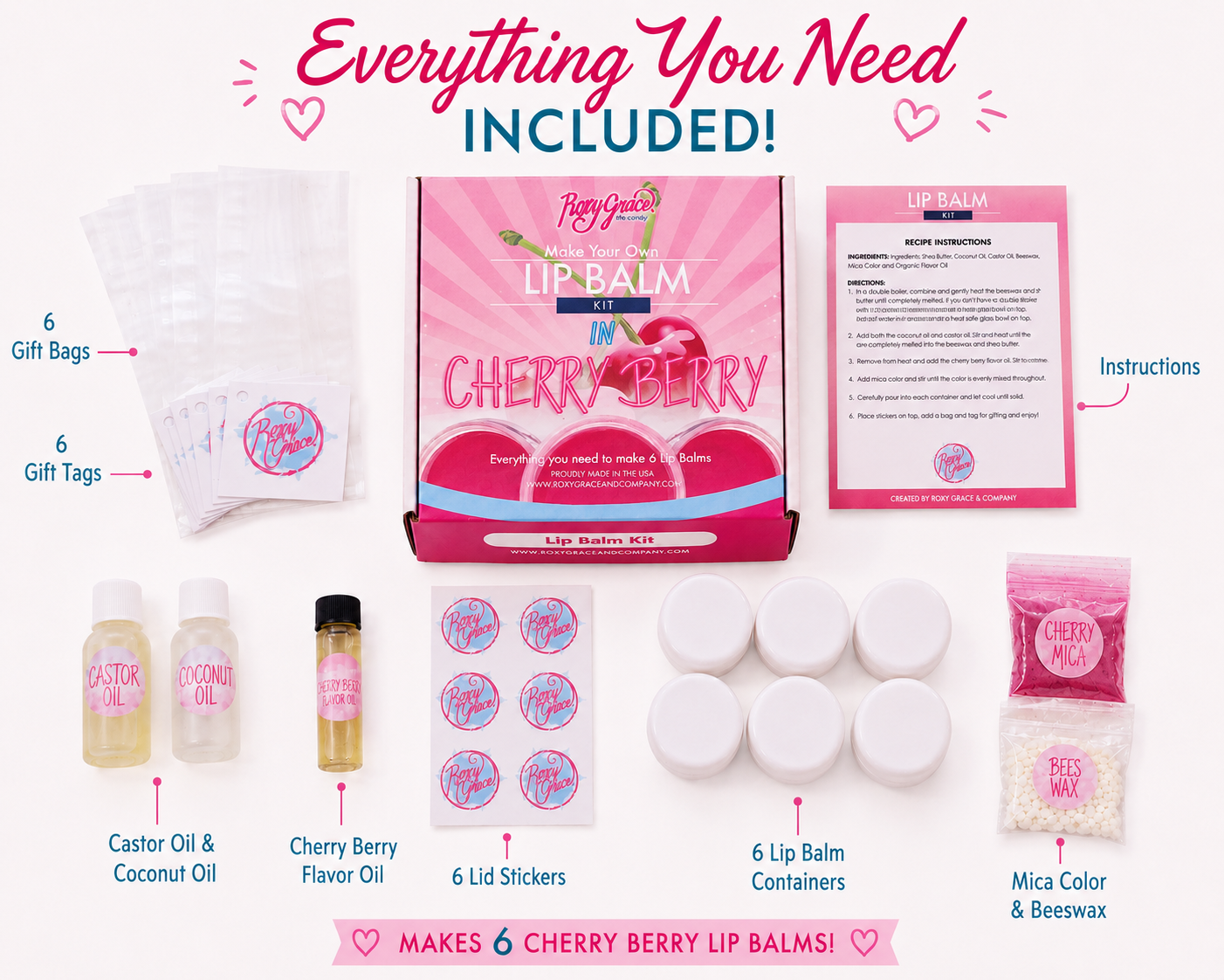 Lip Balm Kit - Cherry Berry
