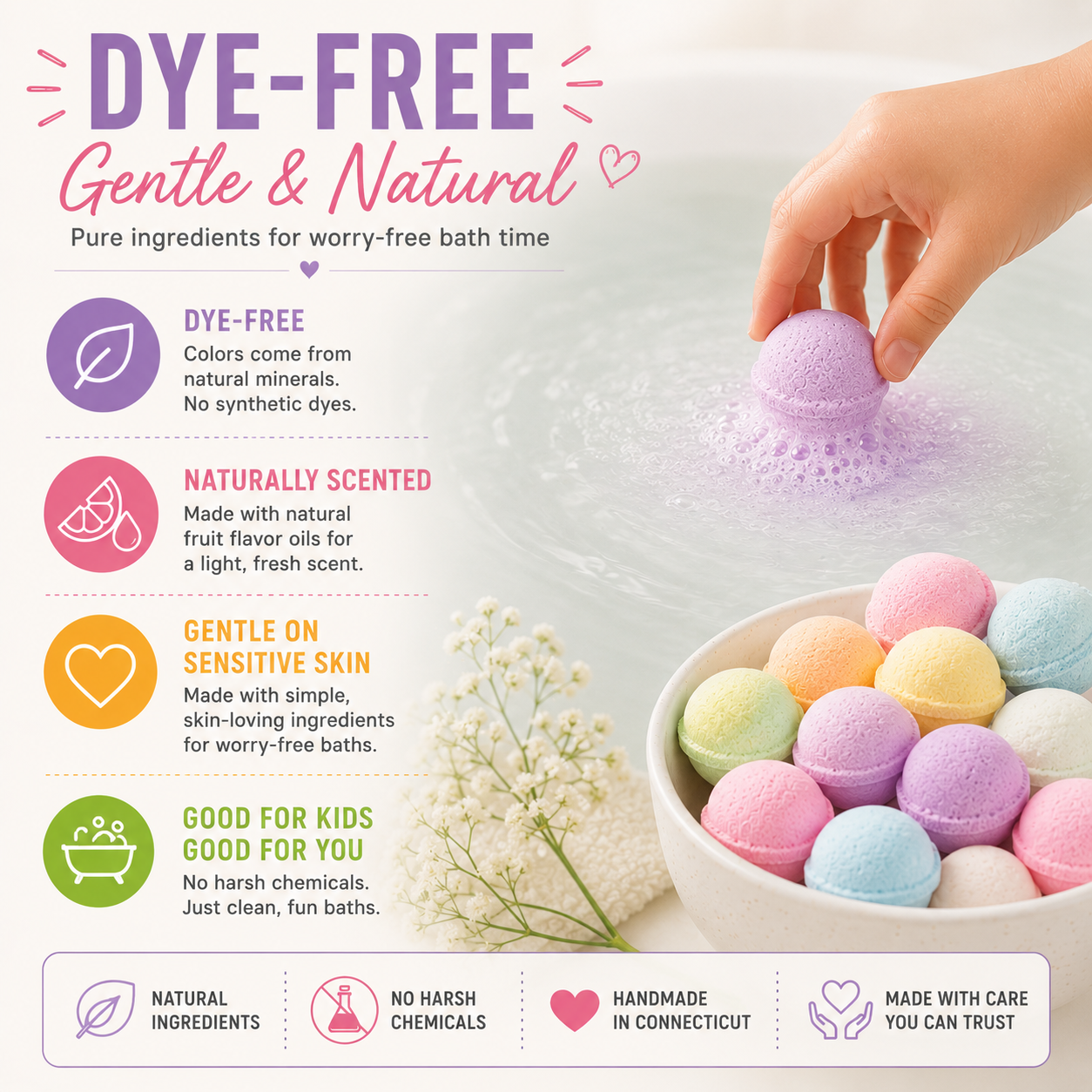 Mini Bath Bombs by the Pound