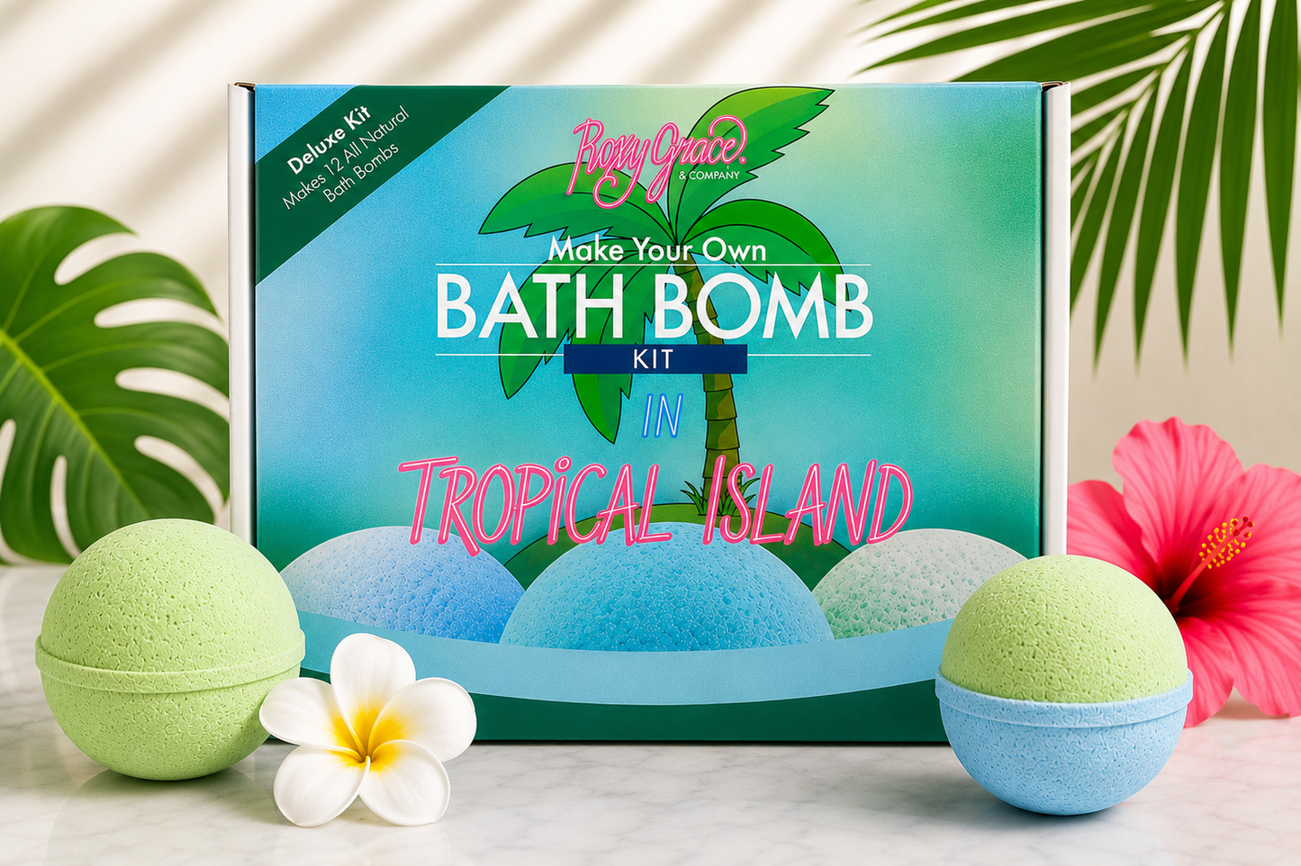 Tropical Island Bath Bomb Deluxe Kit