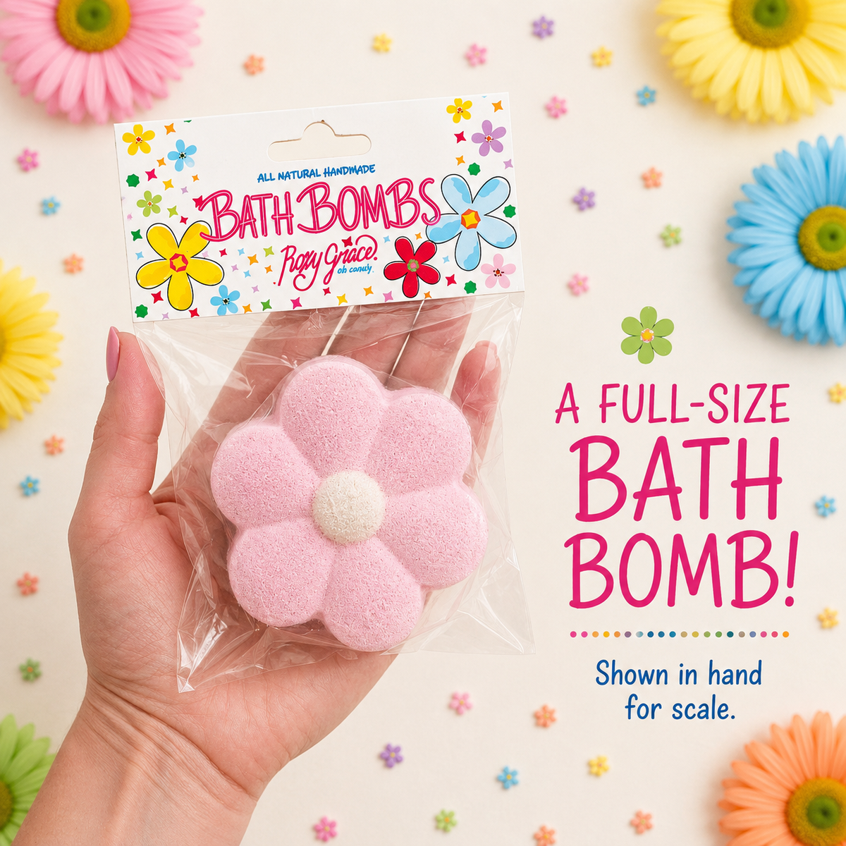 Bath Bomb Daisies
