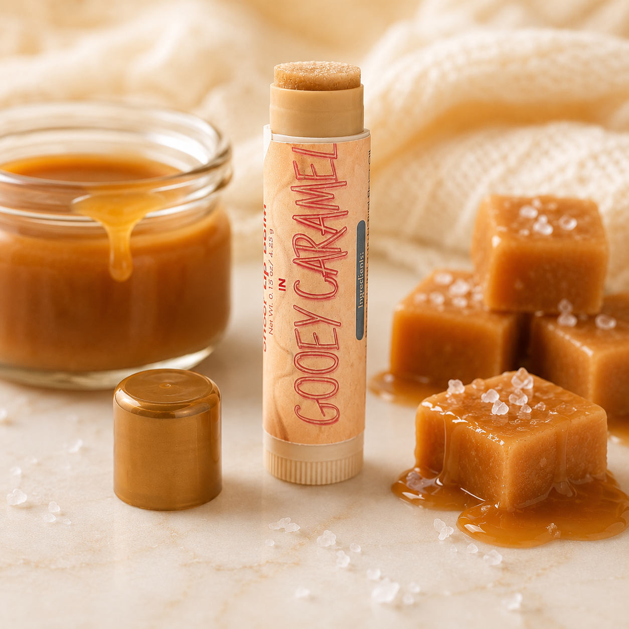 Lip Balm – Ooey Gooey Caramel