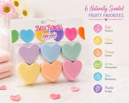Mini Heart Bath Bomb Gift Set