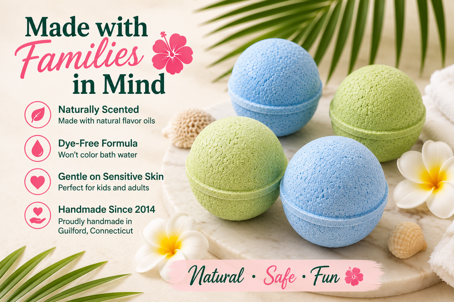 Tropical Island Bath Bomb Deluxe Kit