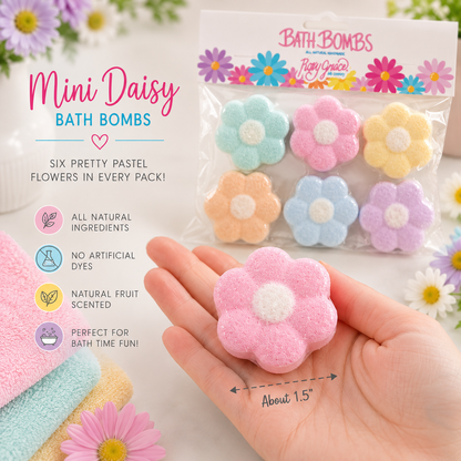 Mini Daisy Bath Bomb Gift Set